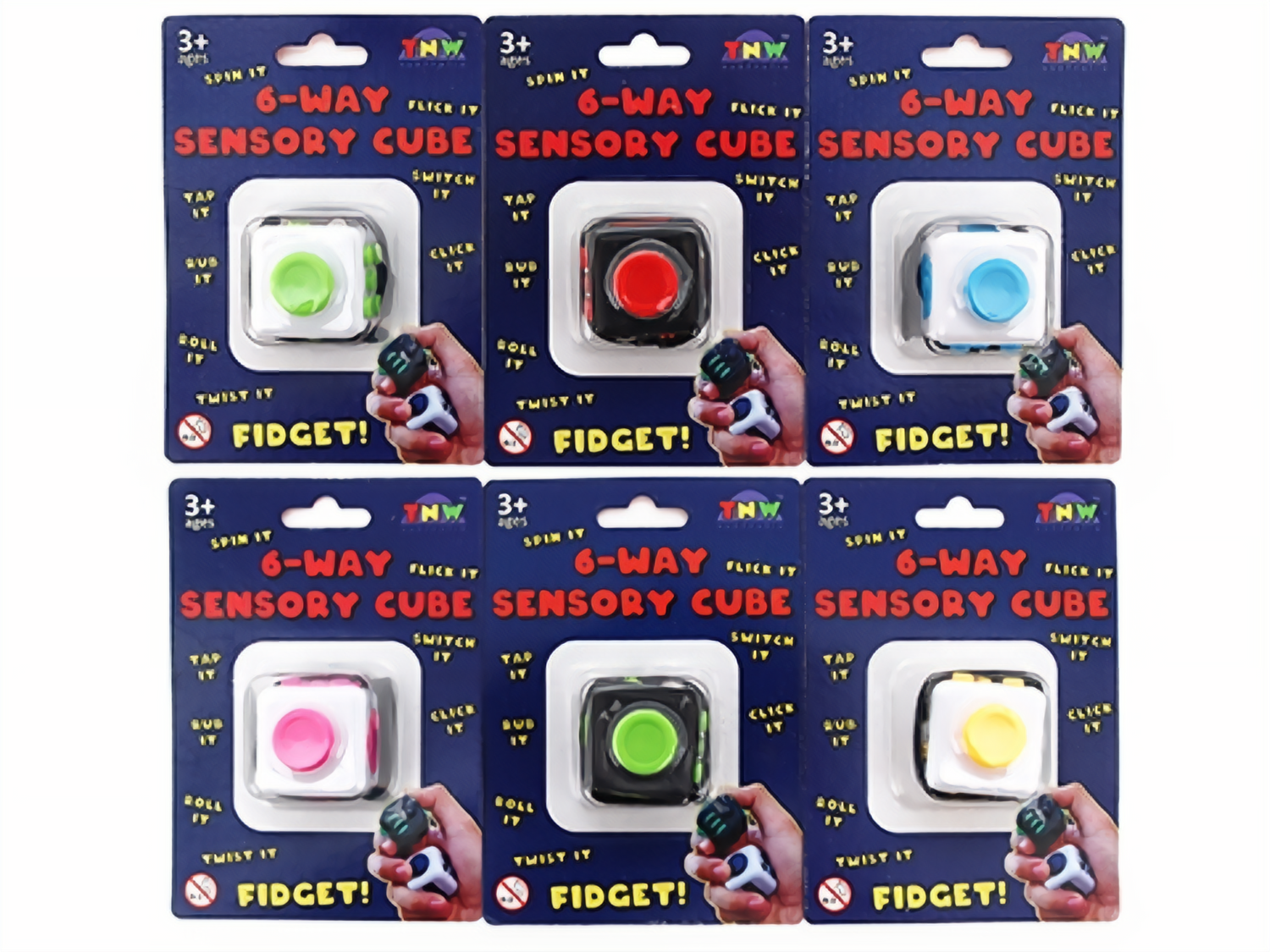 6 sided fidget cube