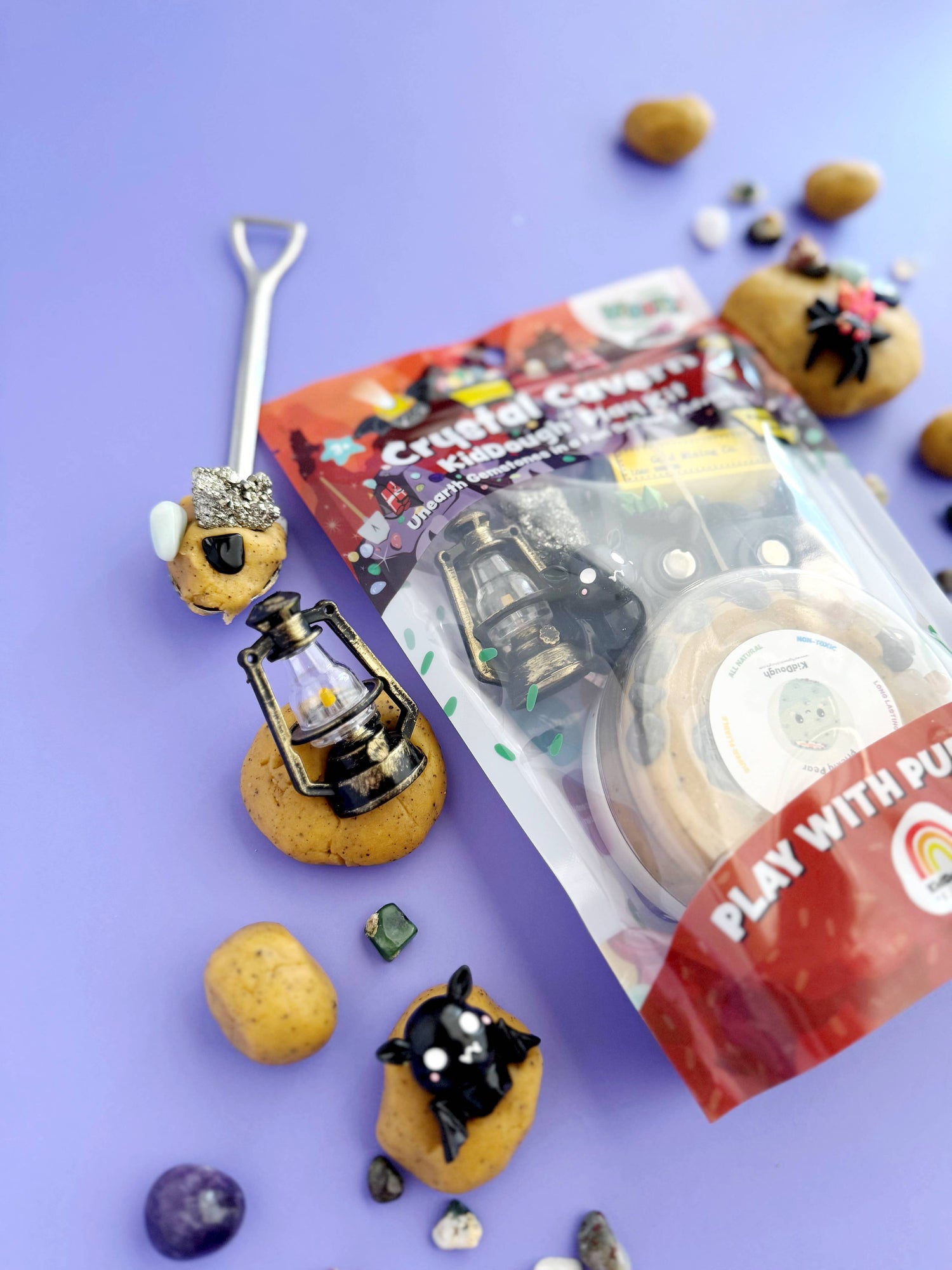 KidDough Play Kit - Crystal Cavern (featuring Wigglitz)