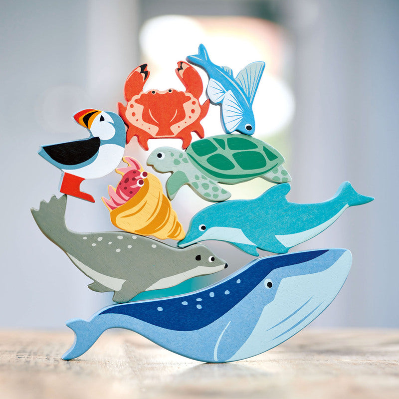 Coastal Animals Shelf Set