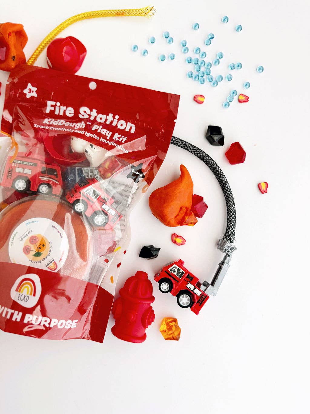 KidDough Play Kit - Fire Station