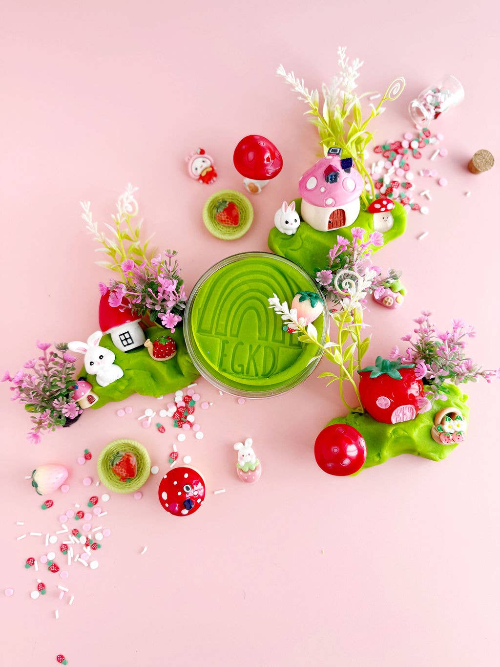 KidDough Play Kit - Bunny Berry Village