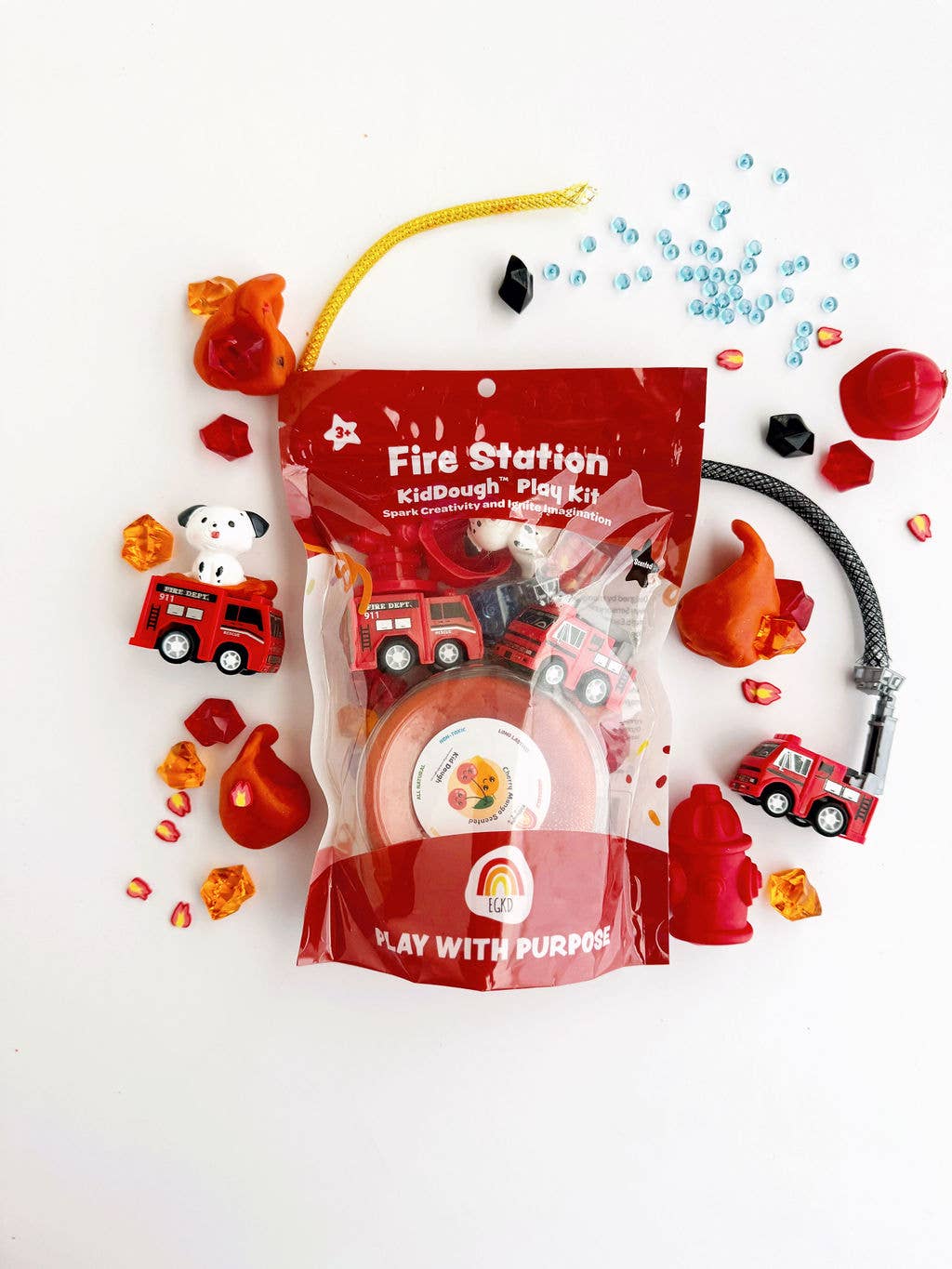 KidDough Play Kit - Fire Station