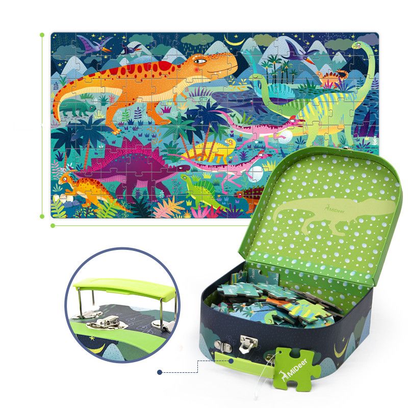 104 Piece Dinosaur Puzzle