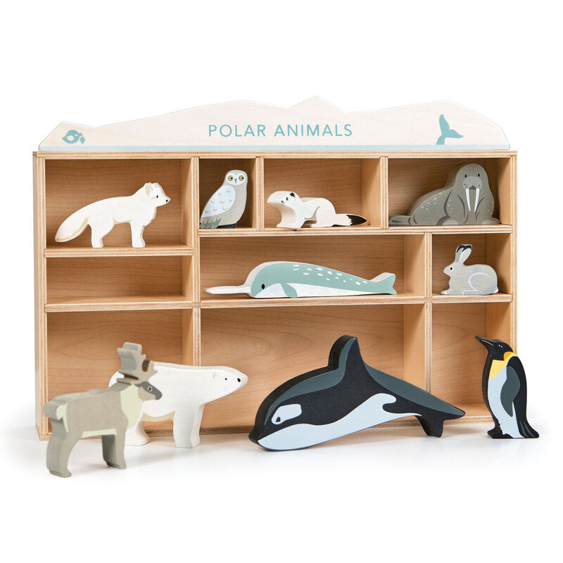 Polar Animals Shelf Set